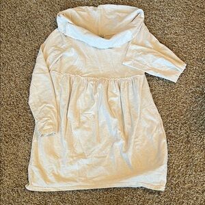 Anthro Saturday Sunday cowlneck babydoll dress